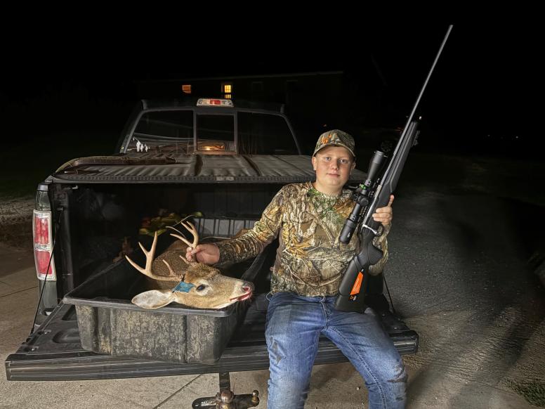 Easton Wolgamott, son of George at Viking Tool