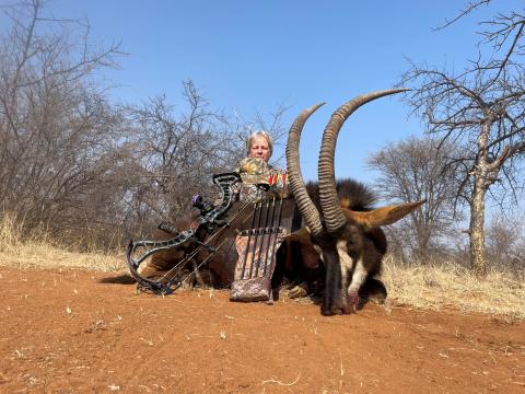 Al McDonald from AM Grinding - brought our hat all the way to Africa!