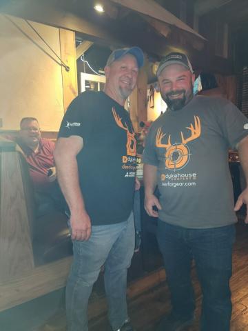 Two strangers ran into each other in MISSOURI! Jeffrey Meeuwes from Pinnacle Tool & Scott Wilde from North Kent Base